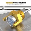 NICECNC Gold Oil Dipstick with Gauge Oil Level Indicator Compatible