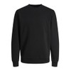 JACK & JONES Male Sweatshirt Plain Sweatshirt, black