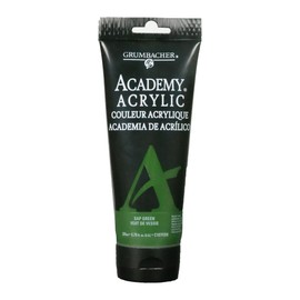 Grumbacher Academy Acrylic Paint, Gloss, 200ml/6.8 oz Plastic Tube, Sap Green (C187P200)