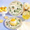 50Pcs Classic Bear Paper Plates 7" for Kids Birthday Party