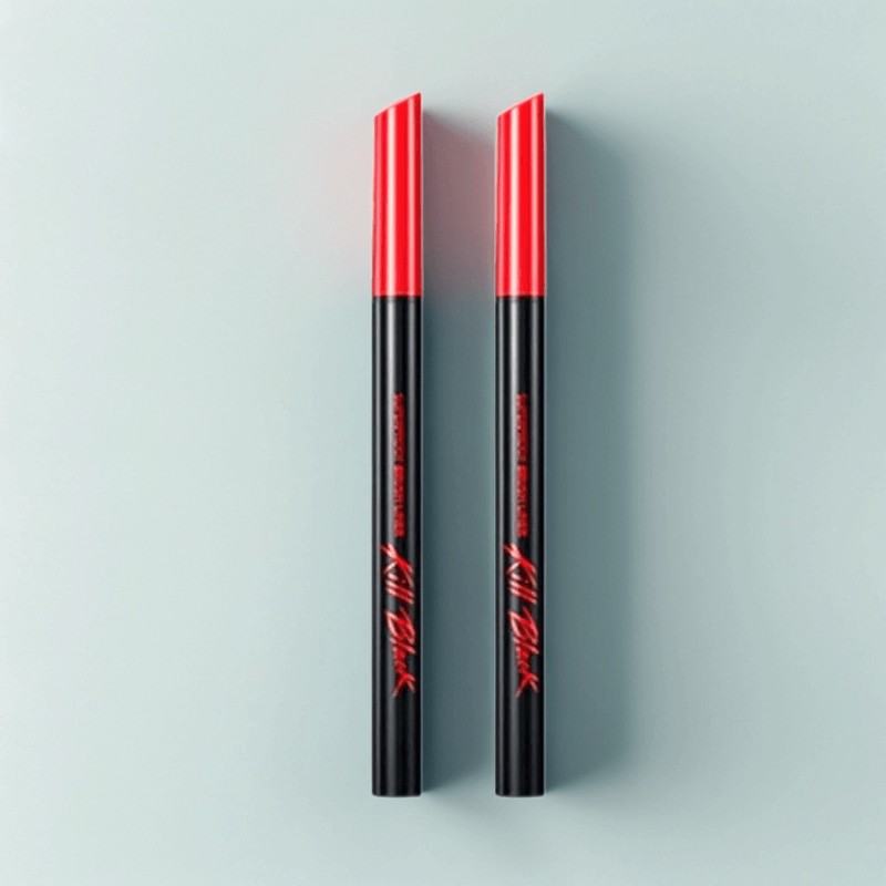Clio 클리오 수퍼프루프 브러쉬 라이너 1+1 킬블랙 Clio Superproof Brush