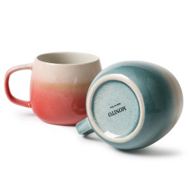 Set of 2 Couple Coffee Cup Stoneware Ceramic Mugs Water Bottle USA Warehouse in Stockcapacity: 201-300ml, color: White