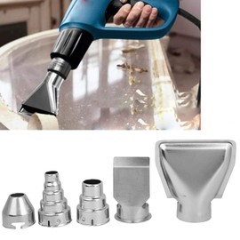 Hot Air Nozzle, 5 Pieces 35 mm Heat Gun Nozzle Set, Stainless Steel, Hot Air Gun Nozzle Attachments