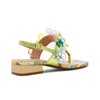 Betsey Johnson Women's Jaydda Flat Sandal, Yellow Multi, 8.5
