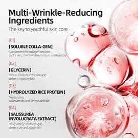Mascarilla Facial Reafirmante, Iluminadora E Hidratante Con Colágeno Profundo(Paquete De 5, 28 G Cada Una) Con 83 De Colágeno De Bajo Peso Molecular