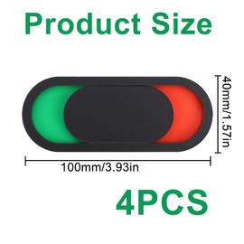 Set of 4 Occupied Sign, Toilet Sign, Free Slider, for Sign for Home, Office, Toilet, Bathroom, Hotels, Conference Room, DIY Door Sign (Black)