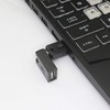 GELRHONR USB 2.0 to USB Female 90 Degree Adapter, Rotating