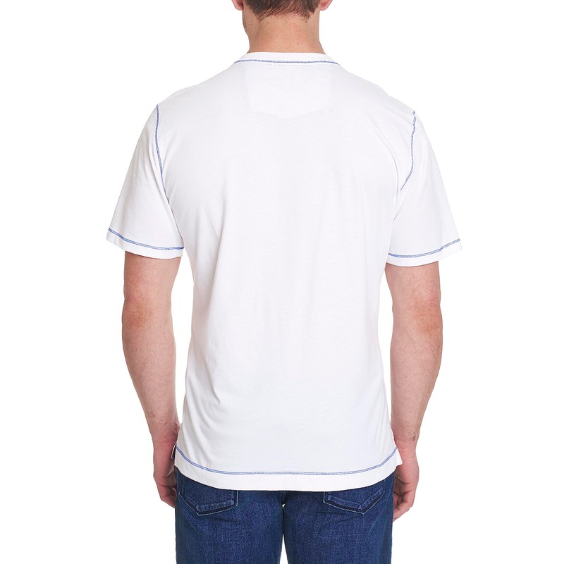 Robert Graham Damien S/S Knit Tshirt White