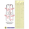 Women's Sleeveless Cooking Apron Apron Button Gown Plain House Dress,