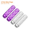 HARFINGTON 2 Pairs Bike Pegs Aluminum Alloy Rear Stunt Pegs