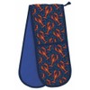 Double Oven Gloves - Organic Cotton - Artistic Lobster Design
