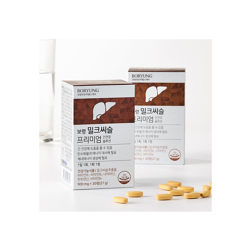Boryeong Boryung Milk Thistle Premium Liver Health Solution 6 Boxes