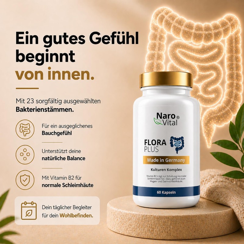 Flora Plus - Intestinal Treatment Probio Cultures Complex with 23