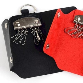Premium Leather Keyring Wallet Key Case Key Leather Key Holder Pouch 6-Slot Key Holder / 고급 레더 키링 지갑 열쇠케이스 열쇠 가죽 키홀더 파우치 열쇠집 6구
