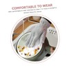 SAFIGLE Reusable Kitchen Cleaning Gloves Long Dishwashing Gloves for Safe