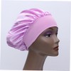 Healvian 2pcs Wide Side Elastic Satin Sleeping Cap for Hair