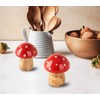 Mushroom Salt And Pepper Shakers Set Ceramic Salt Pepper Shakers
