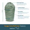 Kanga Care Seam Sealed Drawstring Reusable Diaper Pail Liner Large