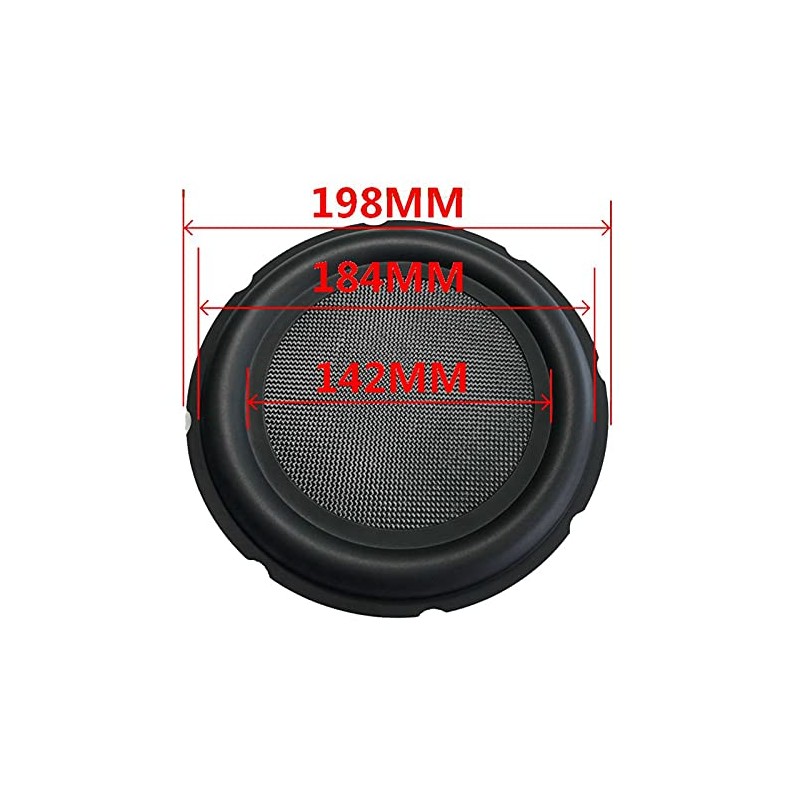 8 Inch Bass Speaker Passive Radiator Auxiliary Rubber Vibration Plate
