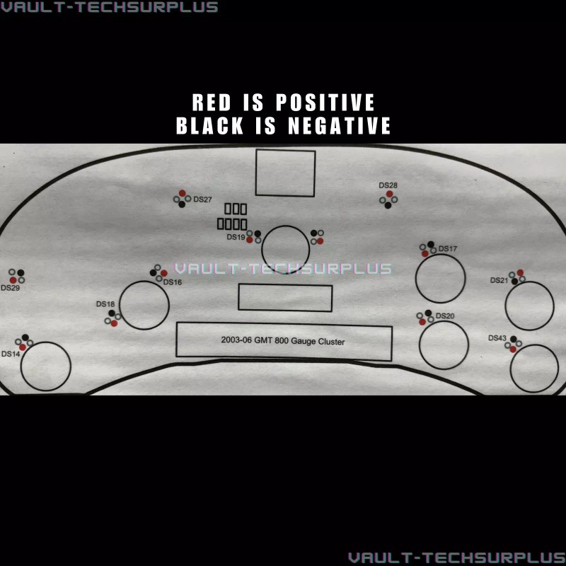 VaultTechSurplus 10 Pc Blue Cube Led Cluster Kit Silverado Sierra