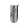 Great Blue Heron Stained Glass Stainless Steel Insulated Tumbler