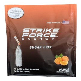 Strike Force Energy Drink Mix - Orange Flavor - 40 Count