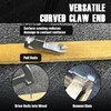 TUMAX Nail Puller Cats Paw Pry Bars (Sliver, 10 inch