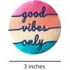 Good Vibes Patch Iron On/Sew On, 3 inches - Fully