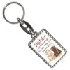 Guinea Pig Keyring with Saying Zeit mit dir verschwenden Gift