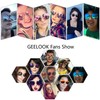 GEELOOK Round Sunglasses for Women Men Classic Oversized Circle Mirrored