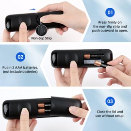 FlyCoco Replacement Remote Control Only for Roku TV, 2 Pack No Pairing Required Infrared Roku Television Remote Control Compatible with TCL/Sharp/Insignia/Onn Series TV (Not for Roku Stick & Box)