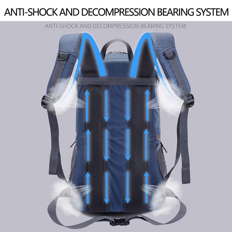 Bseash 40L Lightweight Waterproof Hiking Backpack, Outdoor Sport Travel Daypack