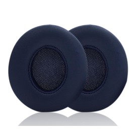 Solo 3 Solo 2 Replacement Ear Pads Compatible with Beats Solo 2.0 Solo 3.0 Wireless On-Ear Headphones, Akkiv Made of Soft Protein Leather and Memory Foam Earpads Cushions(College Blue)