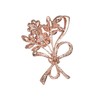 BriLove Bridal Flower Bouquet Brooches for Women Corsage Rhinestone Marquise
