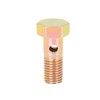 X AUTOHAUX Hollow Screw M8 x 1.0 mm Bronze 1