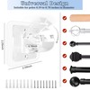 Codoule Self Adhesive No Drill Adjustable Curtain Rod Holder Hooks