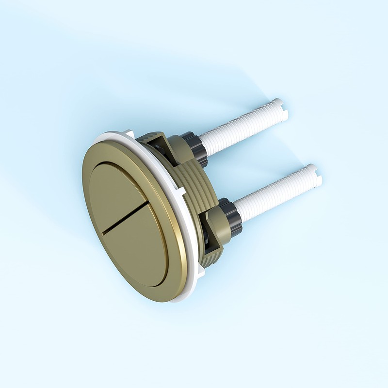 HOROW Gold Flush Button for HWMT-8733 & T0338W Toilet Series,