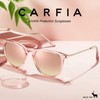 CARFIA Pink Mirrored Lightweight Polarized Sunglasses for Women UV Protection,