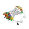 Novelty 24FT 70 LED C6 LED Christmas String Lights, Multicolor