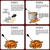 QPMR Turkey Baster With Cleaning Brush, Stainless Steel Baster Tool