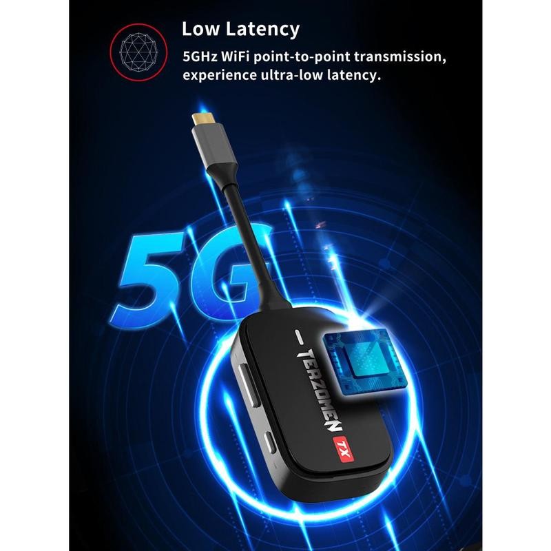 Jaspertronics™ Wireless HDMI Transmitter and Receiver, Extender for Streaming Video