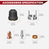 SILATU 23pcs IPT60 IPTM60 IPT40 PT40 Plasma Cutter Torch Consumables