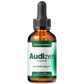 NutraVibe Audizen for Tinnitus – Daily Ear Health and Hearing Support Drops with a Clean Liquid Formula for Auditory Wellness and Inner Ear Balance | Plant-Based, Easy-to-Use Droppers (30 Servings)