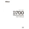 Nikon D700 Digital Camera Original Instruction Manual