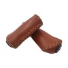 UPANBIKE Bike Grips Ergonomic Design Handmade Sewing Push On Leather