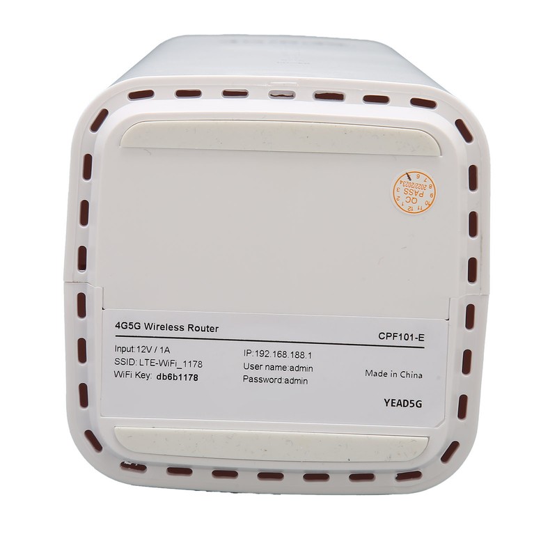 4G LTE Router with SIM Card Slot 4 Antenna Up