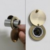 HOJLKLD Peephole Cover, Solid Brass Privacy Door Viewer Cover with