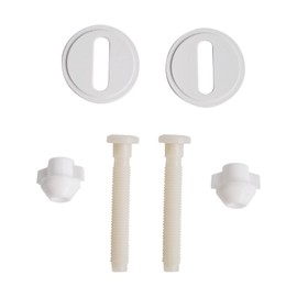 Metal Plastic Toilet Seat Attachment Set I Hinges | Stainless Steel | Metal | Plastic, 65055 7
