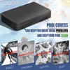 CQQGO Rectangular Pool Cover for Inflatable Pool, Upgrade Design 420D