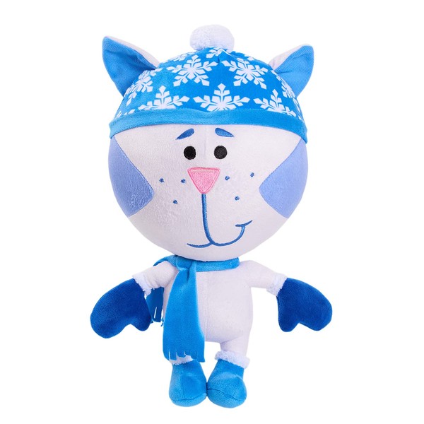 Blue's Clues & You! Holiday Periwinkle, 15-inch Large Plush, Stuffed Animal, Periwinkle Cat, Kids Toys for Ages 3 Up by Just Play